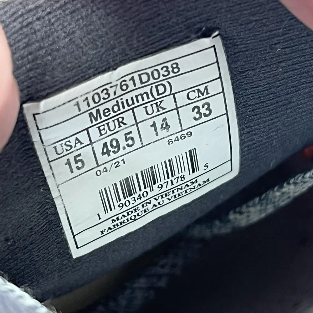 Brooks Cascadia 16 Men Size 15 D 1103761D038 Gray Running Shoes Sneakers